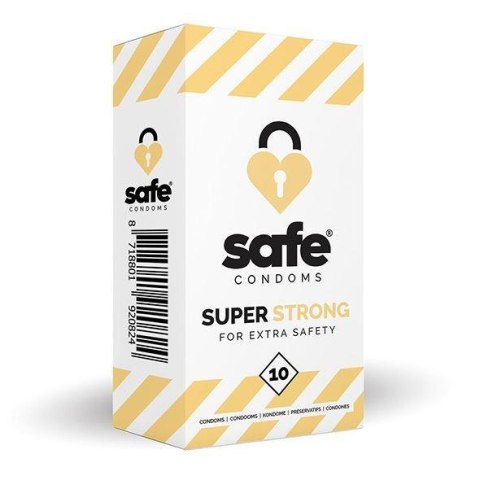 SAFE - Condoms Super Strong for Extra Safety (10 pcs) Safe SAFE - Condoms Super Strong for Extra Safety (10 pcs) Safe