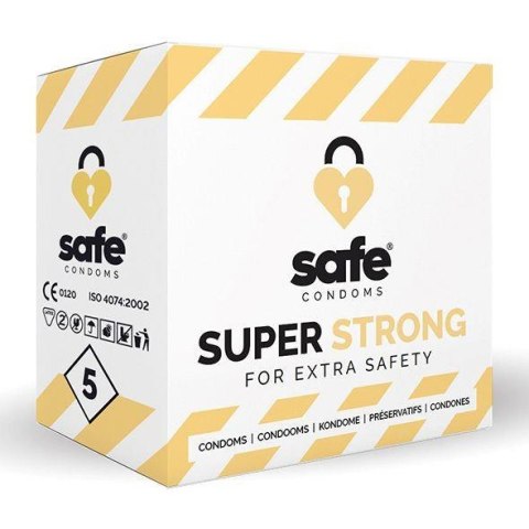 SAFE - Condoms Super Strong for Extra Safety (5 pcs) Safe SAFE - Condoms Super Strong for Extra Safety (5 pcs) Safe