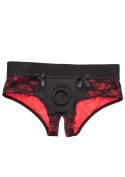 Scandal Crotchless Set L/XL Black CalExotics Scandal Crotchless Set L/XL Black CalExotics