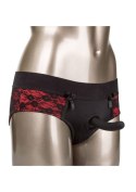 Scandal Crotchless Set L/XL Black CalExotics Scandal Crotchless Set L/XL Black CalExotics