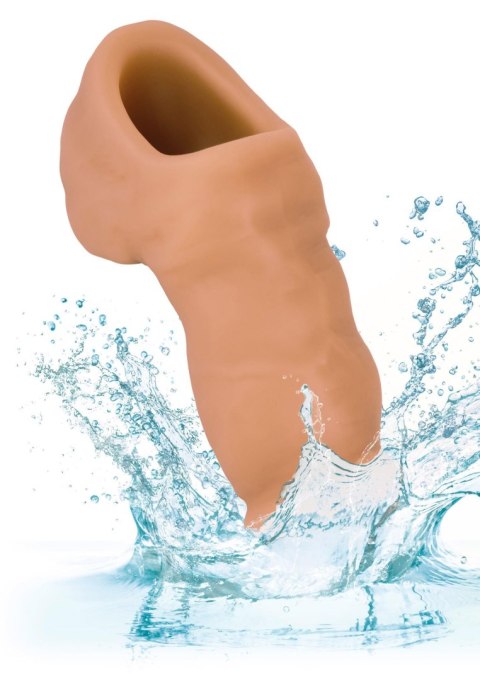 Soft Silicone Stand-To-Pee Caramel skin tone CalExotics Soft Silicone Stand-To-Pee Caramel skin tone CalExotics