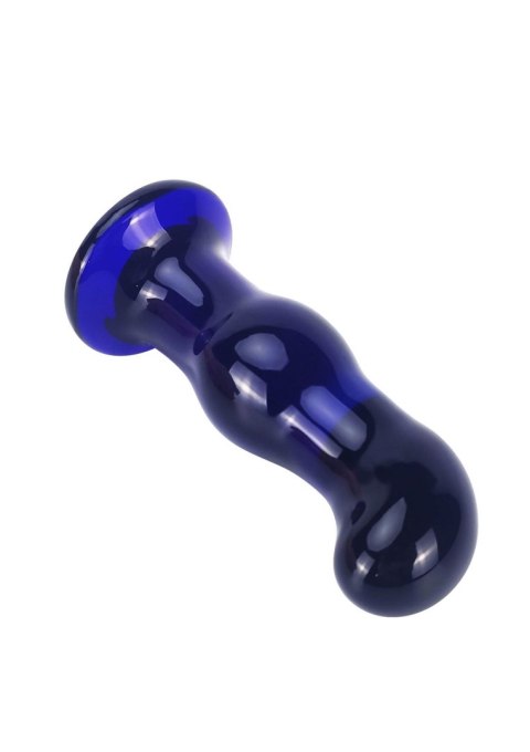 The Gleaming Glass Buttplug Blue TOYJOY The Gleaming Glass Buttplug Blue TOYJOY