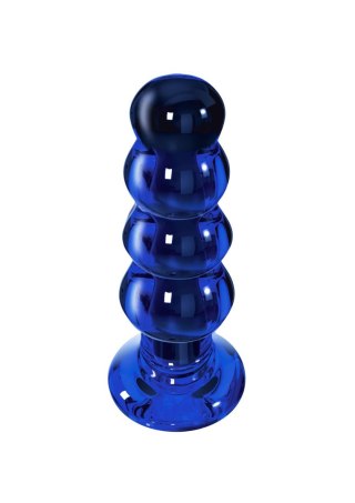 The Radiant Glass Buttplug Blue TOYJOY