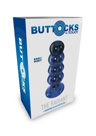 The Radiant Glass Buttplug Blue TOYJOY