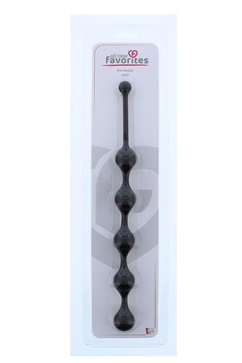 ALL TIME FAVORITES FIVE BEADS ANAL BLACK Dream Toys ALL TIME FAVORITES FIVE BEADS ANAL BLACK Dream Toys
