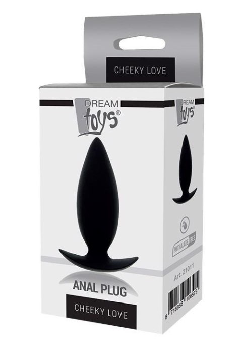 CHEEKY LOVE ANAL PLUG SMALL BLACK Dream Toys CHEEKY LOVE ANAL PLUG SMALL BLACK Dream Toys