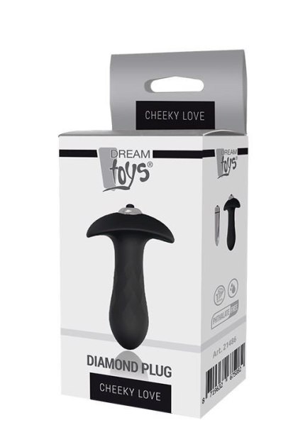 Dream Toys Cheeky Love Diamond Plug - wibrujący korek analny