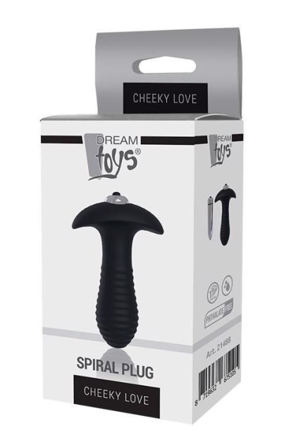 Dream Toys Cheeky Love Spiral Plug - wibrujący korek analny