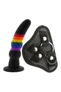 COLOURFUL LOVE STRAP ON SOLID DILDO Dream Toys COLOURFUL LOVE STRAP ON SOLID DILDO Dream Toys