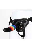 COLOURFUL LOVE STRAP ON SOLID DILDO Dream Toys COLOURFUL LOVE STRAP ON SOLID DILDO Dream Toys