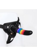 COLOURFUL LOVE STRAP ON SOLID DILDO Dream Toys COLOURFUL LOVE STRAP ON SOLID DILDO Dream Toys