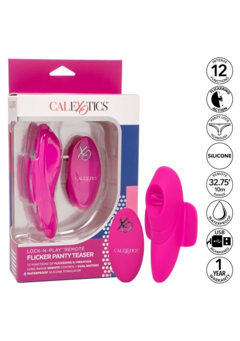 Remote Flicker Panty Teaser Pink CalExotics Remote Flicker Panty Teaser Pink CalExotics