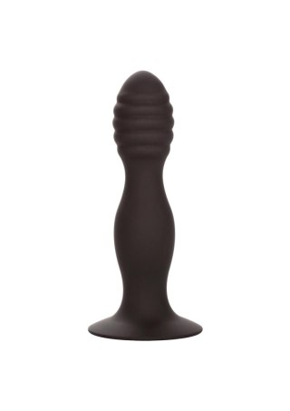 Ribbed Anal Stud Black CalExotics
