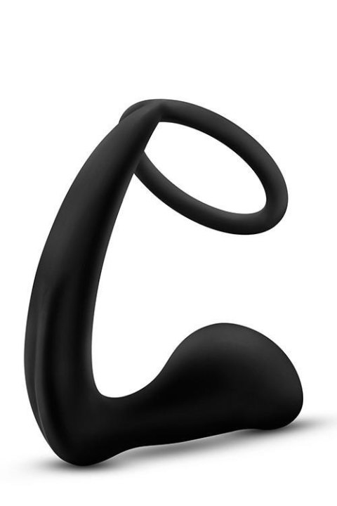 ANAL ADVENTURES COCK RING PLUG BLACK Blush ANAL ADVENTURES COCK RING PLUG BLACK Blush