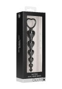 Anal Heart Beads - Black Ouch! Anal Heart Beads - Black Ouch!