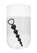 Anal Heart Beads - Black Ouch! Anal Heart Beads - Black Ouch!