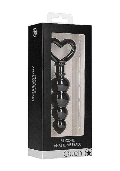 Anal Love Beads - Black Ouch! Anal Love Beads - Black Ouch!