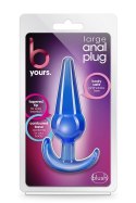 B YOURS LARGE ANAL PLUG BLUE Blush B YOURS LARGE ANAL PLUG BLUE Blush