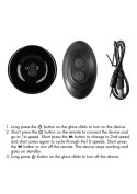 Ribbly - With Suction Cup and Remote - 10 Speed - Black Chrystalino Ribbly - With Suction Cup and Remote - 10 Speed - Black Chrystalino