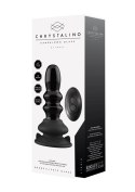 Ribbly - With Suction Cup and Remote - 10 Speed - Black Chrystalino Ribbly - With Suction Cup and Remote - 10 Speed - Black Chrystalino