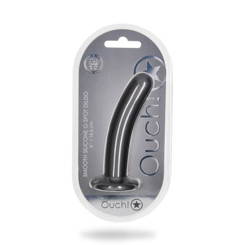 Smooth Silicone G-Spot Dildo - 6'' / 14,5 cm Ouch! Smooth Silicone G-Spot Dildo - 6'' / 14,5 cm Ouch!