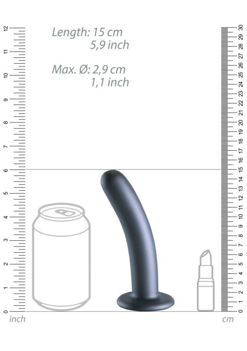 Smooth Silicone G-Spot Dildo - 6'' / 14,5 cm Ouch! Smooth Silicone G-Spot Dildo - 6'' / 14,5 cm Ouch!