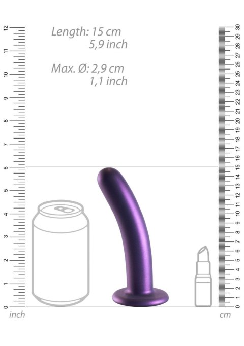 Smooth Silicone G-Spot Dildo - 6'' / 14,5 cm Ouch! Smooth Silicone G-Spot Dildo - 6'' / 14,5 cm Ouch!