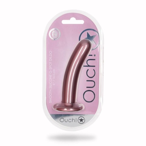 Smooth Silicone G-Spot Dildo - 6'' / 14,5 cm Ouch! Smooth Silicone G-Spot Dildo - 6'' / 14,5 cm Ouch!