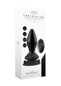 Stretchy - With Suction Cup and Remote - 10 Speed - Black Chrystalino Stretchy - With Suction Cup and Remote - 10 Speed - Black Chrystalino