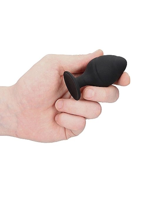 Swirled Butt Plug Set - Black Ouch! Swirled Butt Plug Set - Black Ouch!