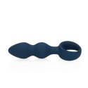 Teardrop Shaped Anal Plug - Large - Baltic Blue Loveline Teardrop Shaped Anal Plug - Large - Baltic Blue Loveline