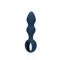 Teardrop Shaped Anal Plug - Large - Baltic Blue Loveline Teardrop Shaped Anal Plug - Large - Baltic Blue Loveline