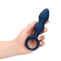 Teardrop Shaped Anal Plug - Large - Baltic Blue Loveline Teardrop Shaped Anal Plug - Large - Baltic Blue Loveline
