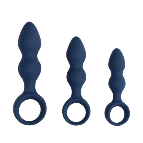Teardrop Shaped Anal Plug - Large - Baltic Blue Loveline Teardrop Shaped Anal Plug - Large - Baltic Blue Loveline