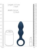 Teardrop Shaped Anal Plug - Large - Baltic Blue Loveline Teardrop Shaped Anal Plug - Large - Baltic Blue Loveline