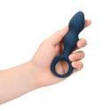 Teardrop Shaped Anal Plug - Medium - Baltic Blue Loveline Teardrop Shaped Anal Plug - Medium - Baltic Blue Loveline