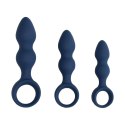 Teardrop Shaped Anal Plug - Medium - Baltic Blue Loveline Teardrop Shaped Anal Plug - Medium - Baltic Blue Loveline