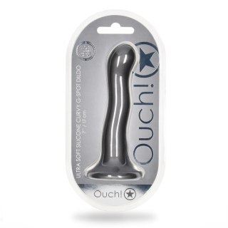 Ultra Soft Silicone Curvy G-Spot Dildo - 7'' / 17 cm Ouch!