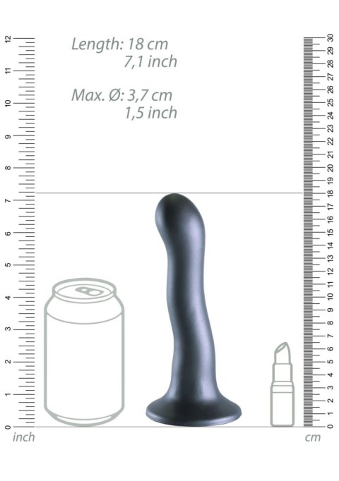Ultra Soft Silicone Curvy G-Spot Dildo - 7'' / 17 cm Ouch! Ultra Soft Silicone Curvy G-Spot Dildo - 7'' / 17 cm Ouch!