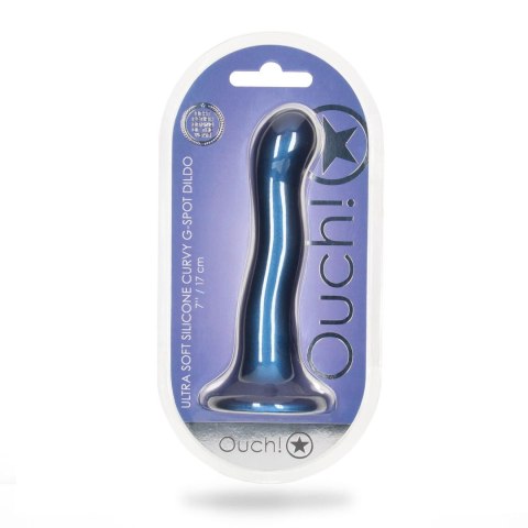 Ultra Soft Silicone Curvy G-Spot Dildo - 7'' / 17 cm Ouch! Ultra Soft Silicone Curvy G-Spot Dildo - 7'' / 17 cm Ouch!