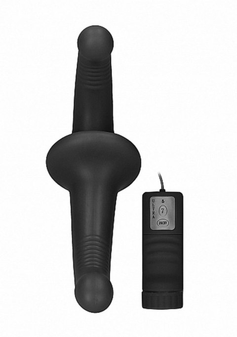 Vibrating Silicone Strapless Strapon - Black Ouch! Vibrating Silicone Strapless Strapon - Black Ouch!