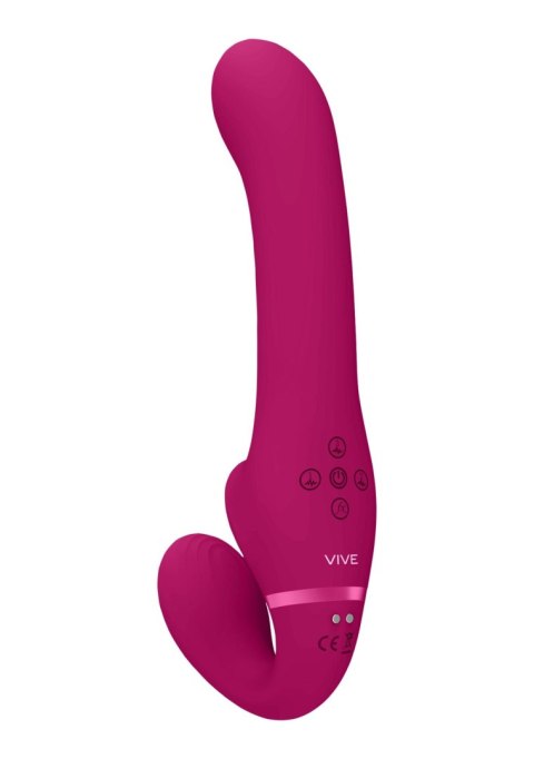 Ai - Dual Vibrating & Air Wave Tickler Strapless Strapon Vive Ai - Dual Vibrating & Air Wave Tickler Strapless Strapon Vive