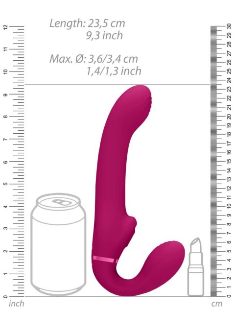 Ai - Dual Vibrating & Air Wave Tickler Strapless Strapon Vive Ai - Dual Vibrating & Air Wave Tickler Strapless Strapon Vive