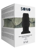 No.49 - Small Hollow Tunnel Butt Plug - 3 Inch - Black Sono No.49 - Small Hollow Tunnel Butt Plug - 3 Inch - Black Sono