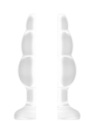 No.51 - Large Hollow Tunnel Butt Plug - 5 Inch - Translucent Sono