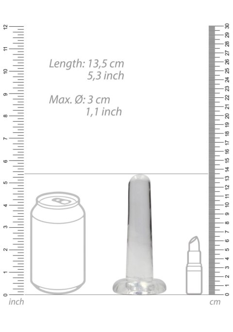 Non Realistic Dildo with Suction Cup - 5,3""""/ 13,5 cm RealRock Non Realistic Dildo with Suction Cup - 5,3""""/ 13,5 cm RealRock
