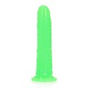 Slim Realistic Dildo with Suction Cup - Glow in the Dark - 7'' / 18 cm RealRock Slim Realistic Dildo with Suction Cup - Glow in the Dark - 7'' / 18 cm RealRock