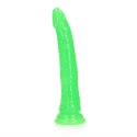 Slim Realistic Dildo with Suction Cup - Glow in the Dark - 9'' / 22,5 cm RealRock Slim Realistic Dildo with Suction Cup - Glow in the Dark - 9'' / 22,5 cm RealRock