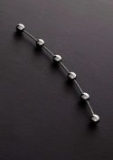Thai Anal Beads Stick (50x15x28mm Steel Thai Anal Beads Stick (50x15x28mm Steel