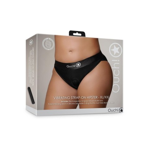 Vibrating Strap-on Hipster - XL/XXL Ouch! Vibrating Strap-on Hipster - XL/XXL Ouch!